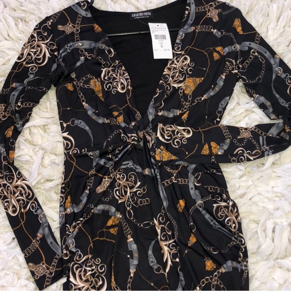 FASHION NOVA Sugar Crazy Knot Dress - Picture 6 of 6